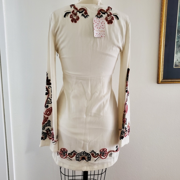 Free people Ivory Comb Bell sleeves dress - Picture 6 of 11